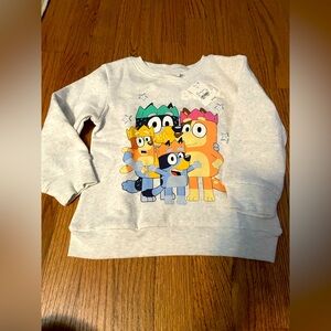 Bluey sweatshirt 4T NWT
